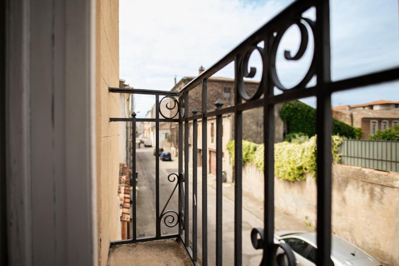 Montsejour - Studio Climatise Entre Gare & Cite Carcassonne Eksteriør bilde